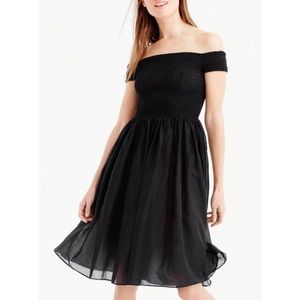 NWT J.Crew Tiered Cotton Voile Beach Dress Cover Up Smocked Dress XXS